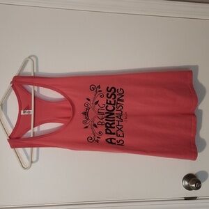 Piper Lou being a princess is exhausting tank top size XXL